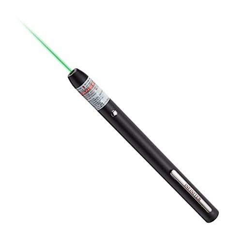 Laser Pointers, Ultra Bright Green, 1000 yard Laser Range, 1 - 5 mW