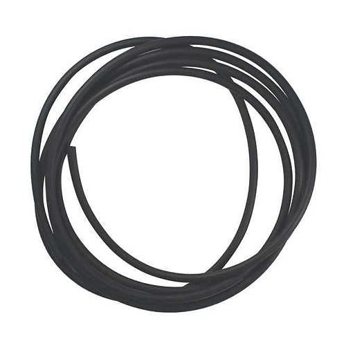 Rubber Cord, Buna-N, 1/4 in Dia, 100 ft Length, Resistant To: Oil, Water, Black