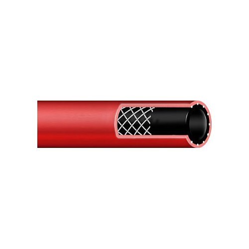 Air Hose, 1/2 in Nominal, 50 ft Length, 200 psi Working, Synthetic Rubber, -40 to 190 deg F, Red