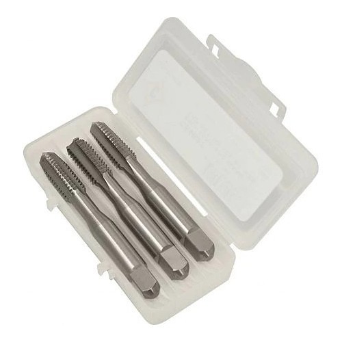 Greenfield Industries Cleveland® C54587 Straight Flute Tap, Right Hand Cutting, 3/8-16 in, H3 Thread Limit, Bottom Chamfer, 4 Flutes, Bright, High Speed Steel