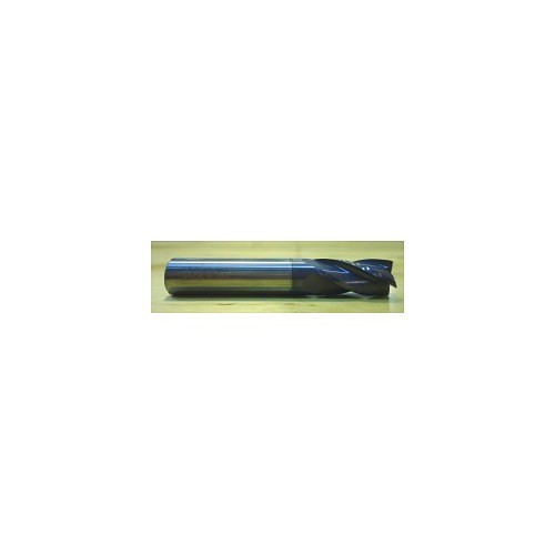 HTC 130-4625 Square End Mill, 5/8 in Cutter Dia, 1-1/4 in Length of Cut, 4 Flutes, 5/8 in Shank Dia, 3-1/2 in Overall Length, AlTiN