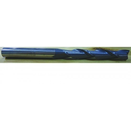 HTC 180-2750 End Mill, 3/4 in Cutter Dia, 3 in Length of Cut, 2 Flutes, 3/4 in Shank Dia, 6 in Overall Length, AlTiN