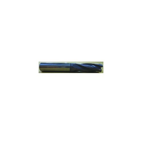 HTC 310-4504 Square End Mill, 1/2 in Cutter Dia, 4 Flutes, 1/2 in Shank Dia, 4 in Overall Length, AlTiN