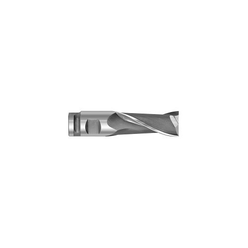 HTC 31088 Square End Mill, 3 in Cutter Dia, 6 in Length of Cut, 2 Flutes, 2-1/2 in Shank Dia, 9-5/8 in Overall Length, Uncoated