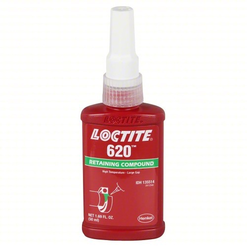 Henkel Loctite® 135514 Retaining Compound, 50 ml Container, Bottle Container, Liquid Form, Green, 1.1 Specific Gravity