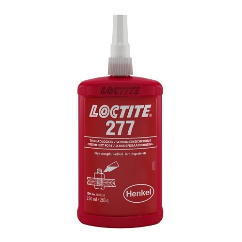 Henkel Loctite® 27731 Threadlocker, 50 mL, Bottle, Red