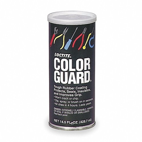 Henkel Loctite® Color Guard® 338130 Rubber Coating, Liquid, Red, 4 he at 70 deg F Curing