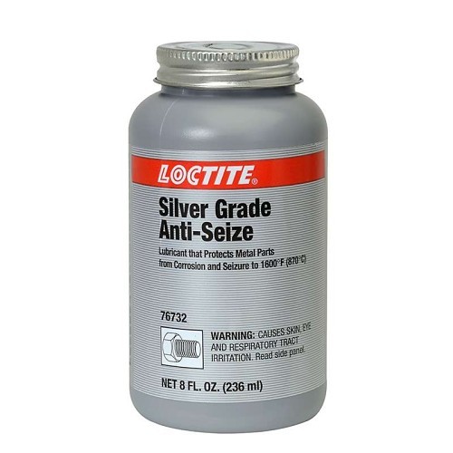 Henkel Loctite® LOC199012 Anti-Seize Lubricant, 8 oz, Brush Top, Mild, Silver, Solid