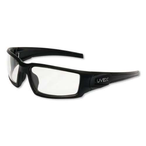 Honeywell 763-S2940HS Safety Glasses, HydroShield Lens Coating, Wraparound, Matte Black Frame, Polycarbonate Frame, Polycarbonate Lens