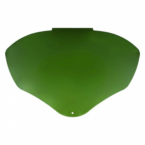 Honeywell S8565 Face Shield Replacement Visor, Green, Polycarbonate, 9-1/2 in Visor Height, 14-1/4 in Visor Width, 0.06 in Visor Thickness, For Use With: Uvex S8500 Bionic Faceshields, Specifications Met: ANSI Z87.1; CSA Z94.3, 5 Lens Shade