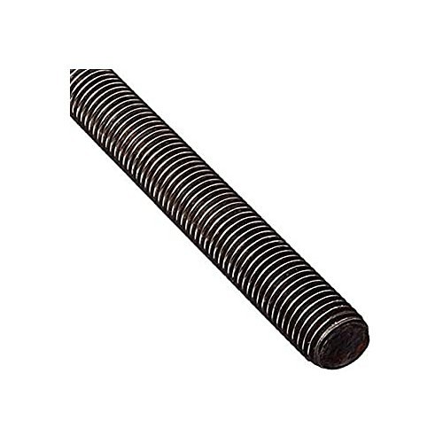 Houston DMFT7112C0675F Fully Threaded Stud, Imperial, 1-1/8-7 in, 6-3/4 in Overall Length, ASTM A193 Steel, Fluorokote #1, Material Grade: Gr B7