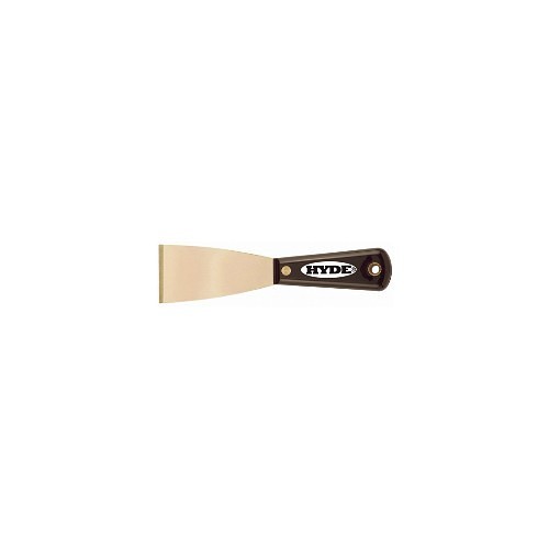 Hyde® 02320 Putty Knife, 2 in Blade Width, Brass Blade, 3-3/4 in Blade Length, Stiff Blade Flexibility, Yes Non-Sparking