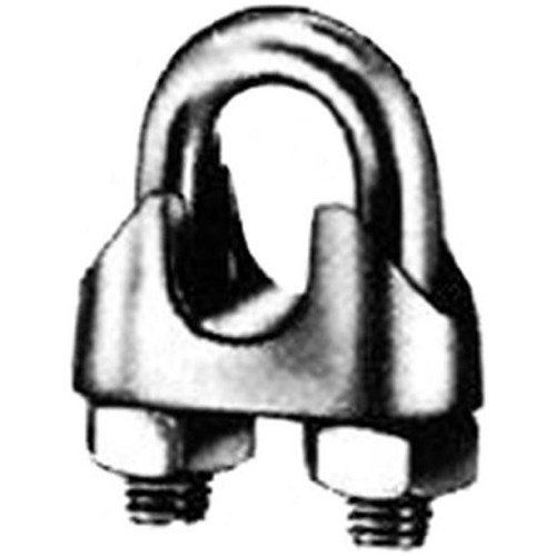 Indusco 252 00151 Rope Clip, 1/16 in Cable, Malleable Iron