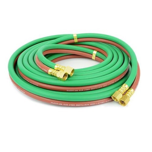 Interstate® 44-050T Gas Welding Hose, 1/4 in Hose Inside Dia, 50 ft Hose Length, 200 psi