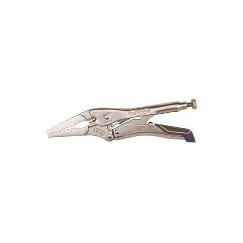 Irwin® Vise-Grip® IRHT82583 New Fast Release™ Locking Plier With Wire Cutter, Long Nose Alloy Steel Jaw, 2 in L x 5/32 in W Jaw, 6 in OAL