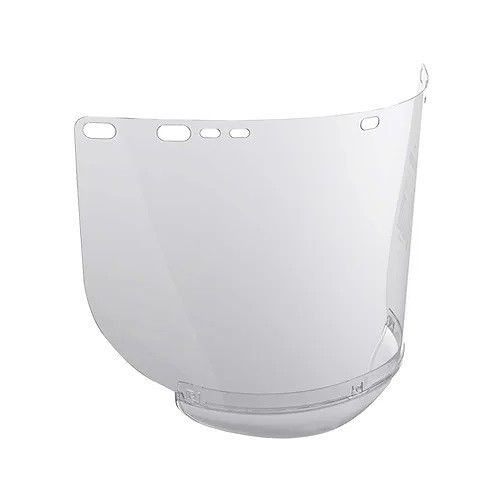 Face Shield, F20, For Use With: Jackson Safety Brand Head Gear, Medium Green Visor, Polycarbonate Visor, 8 x 15.5 x 0.040 in