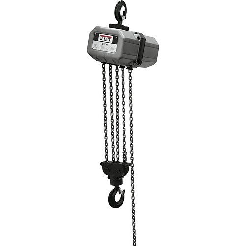 JPW Industries JET® 531500 Electric Chain Hoist, 11200 lb, 8 in Dia x 24 in L Chain, 15 ft Lifting Height, 460 V