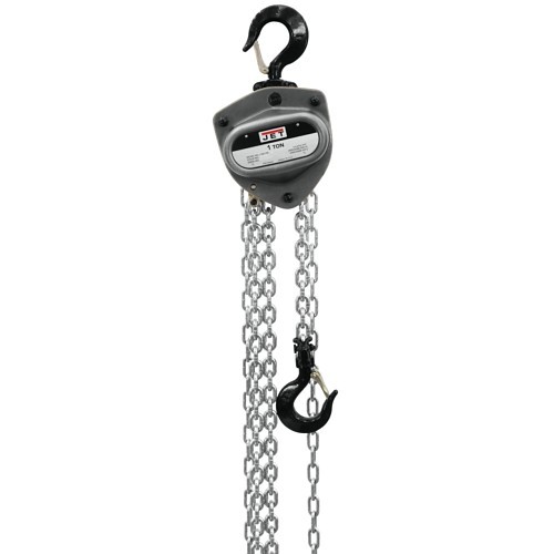 JPW Industries JET® JET 203115 Hand Chain Hoist, 1 ton, 15 in Lifting Height, 63 lbf Pull to Lift