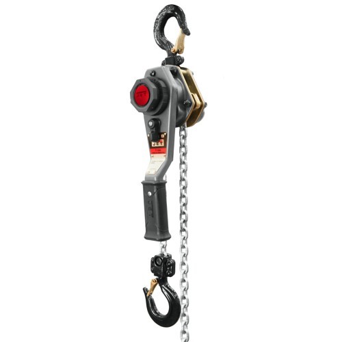 JPW Industries JET® JET 376202 Lever Hoist, 1 ton, 15 ft Lifting Height, 79 lb Pull to Lift, 1-1/7 in Hook Opening