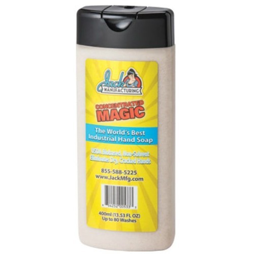 Jack Manufacturing Concentrated Magic 900181 Walnut Based Hand Cleaner, 13.53 oz Nominal Capacity, Natural Citrus