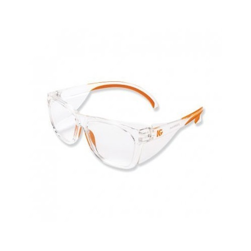 Kimberly-Clark Professional KleenGuard™ 412-49301 Safety Glasses, Anti-Fog, Anti-Scratch Lens Coating, Clear Lens, Clear Frame, Polycarbonate Lens, Specifications Met: ANSI Z87.1+, EN166, One-Size