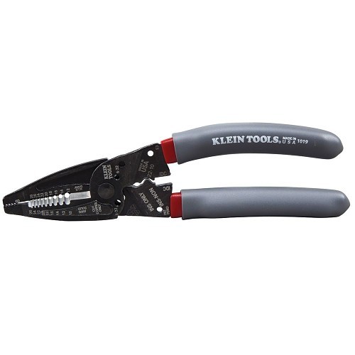 Klein® 1019 Wire Stripper, 10-26 Solid, 12-28 Stranded AWG, Shearing: 6-32, 8-32