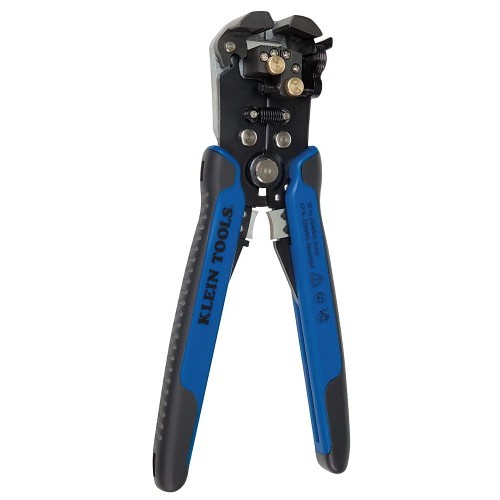 Klein® 11061 Self-Adjusting Wire Stripper/Cutter, 10-20 AWG Solid, 12-22 AWG Stranded