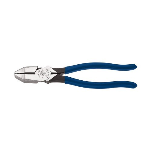 Klein® 409-D213-9 Long Nose and Needle Nose Plier, Cross-Hatched Knurled Jaw, 1.6 in Jaw Length, 1.26 in Jaw Width, Steel Jaw, 9.35 in Overall Length