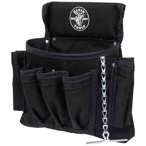 Klein® PowerLine 5719 Tool Pouch, Electrician, Cordura, Black