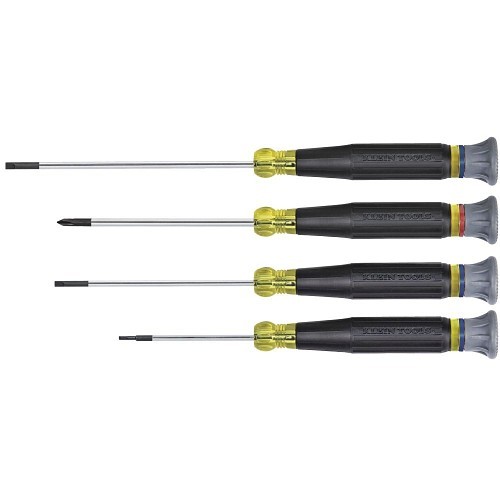 Klein® 85613 Screwdriver Set, Precision, Imperial, 4 Piece