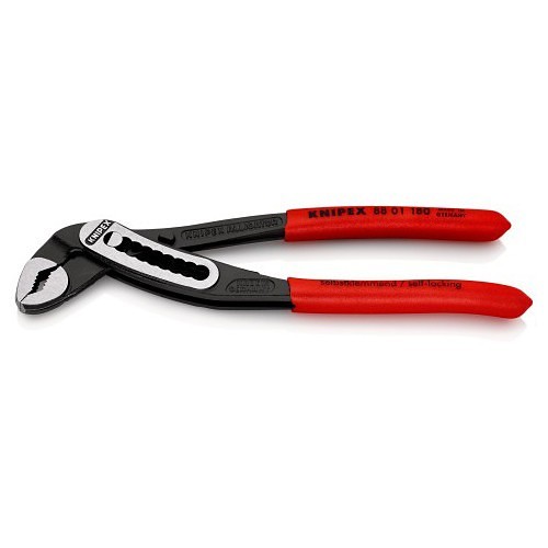 Knipex® 88-01-180 Slip Joint Plier, 42 Opening mm Jaw, 180 mm Overall Length, Specifications Met: DIN ISO 8976