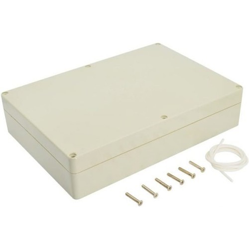 LeMotech B0781D5YJH Junction Box, Non-transparent Cover, IP65, ABS, Rubber