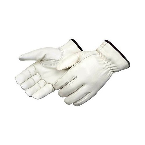 Liberty Glove I6157M Driver Gloves, Medium, #8, Leather, Elastic Cuff