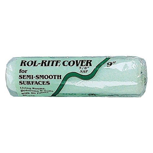 Linzer® ORS® 449-RR938-9 Paint Roller Cover, 3/8 Lg in Nap, Knit Fabric