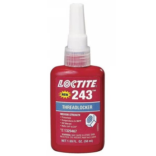 Henkel Loctite® 132947 243 Threadlocker, Medium Strength, 50 mL, Blue