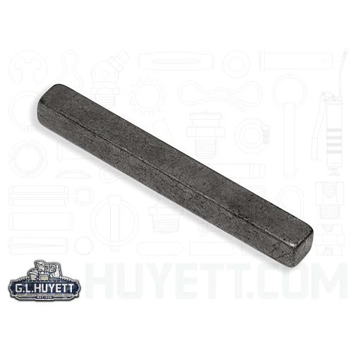 MAK-A-KEY 300202-305 Metric Undersized Keystock, 305 mm L x 2 mm W x 2 mm H, Carbon Steel, Plain