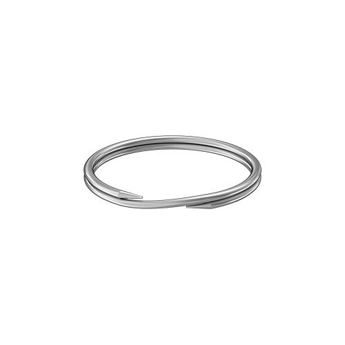 Split Ring, Imperial, 2 in Inside Dia, 2-1/4 in Outside Dia, 3/16 in Thickness, Carbon Steel, Zinc Plated