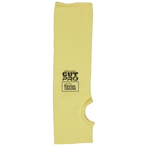 MCR Safety Cut Pro® 9372T Sleeve, Universal, 12 in Length, Kevlar, Yellow