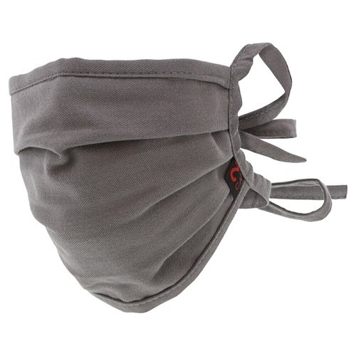 MCR Safety FRMASKDH1 Face Mask, One Size Fits All, Gray, Tie Bands Closure