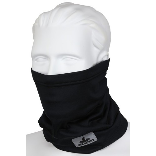 MCR Safety IG7 Black Insulated Neck Gaiter, Polyester Spandex Fleece Stretch Fabric, One Size Fits All