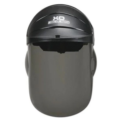 MCR Safety MCR105 Face Shield Headgear, Black(Headgear)/Gray (Sheild), Polycarbonate