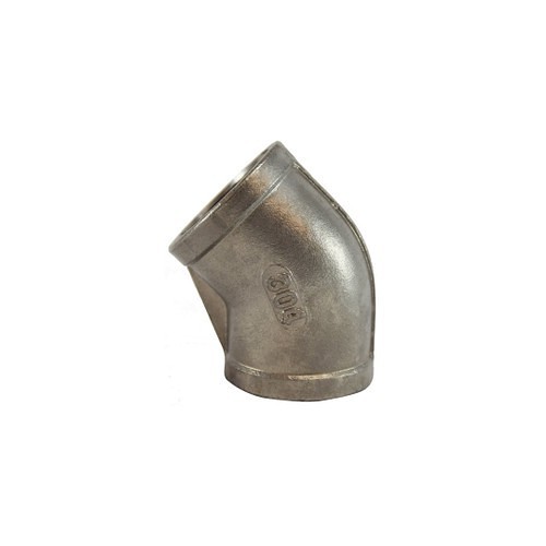MIDCO 62185 45 deg Elbow, 1 in Nominal, 150 lb, Stainless Steel