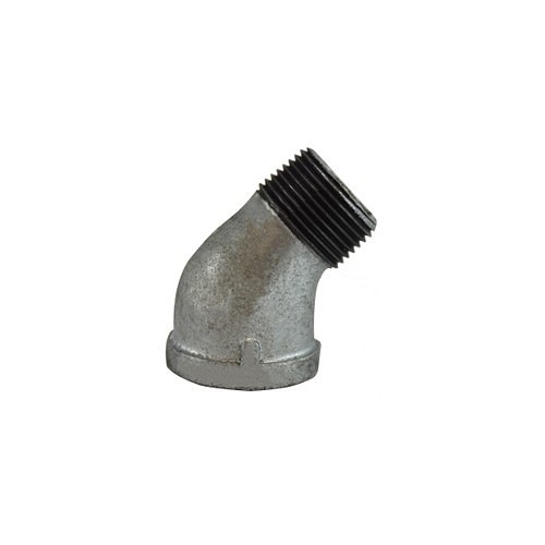 MIDCO 64208 45 deg Elbow, 2 in Nominal, Malleable Iron