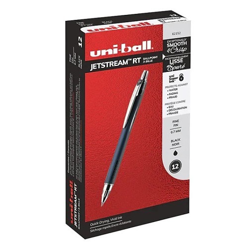 MITSUBISHI PENCIL uni-ball® 62152 Rollerball Pen, Black Ink