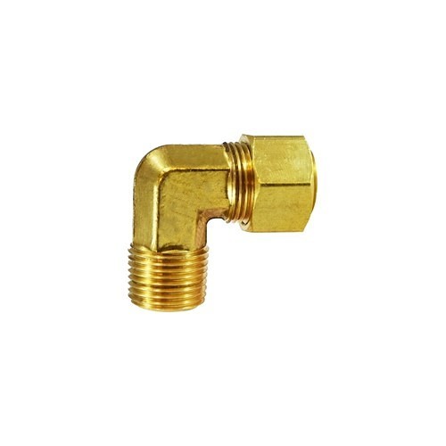 MMM 26224 Elbow, 1/4 x 1/8 in Conductor, Brass