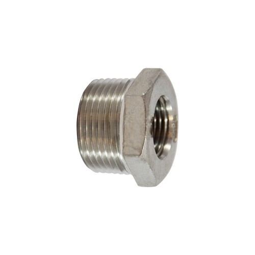 MMM M63531 Pipe Bushing, Fitting/Connector: Bushing, 2 x 1-1/2 in Nominal, MNPT x FNPT End Style, 150 lb Pressure Class, 316 Stainless Steel