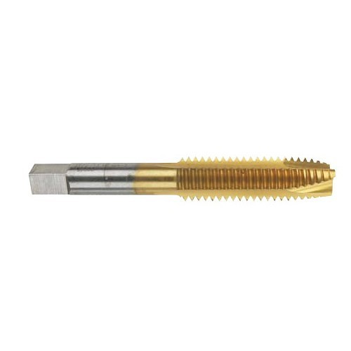 MORSE® 92500 Spiral Point Tap, 1/4-20 in, H3, Plug Chamfer, 2 Flutes, Tin Coated, High Speed Steel