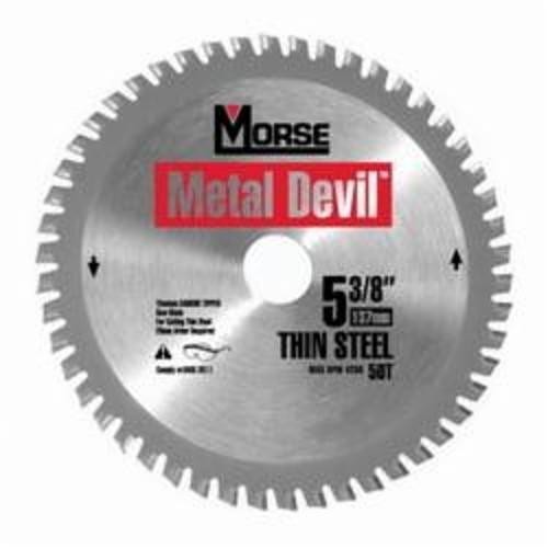 M.K. Morse® Metal Devil NXT™ CSM1490TSC Metal Devil NXT™ Circular Saw Blade, 14 in Dia, 1 in Arbor, Hardened Steel Blade, 90 Teeth