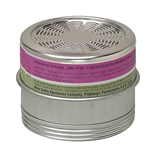 MSA 815182 Combo Cartridge/filter, Series: Comfo Classic, For Use With: MSA Comfo Classic, Ultra-Twin, Ultra Elite Twin & Duo-Twin Reusable Respirators, Magenta/Olive