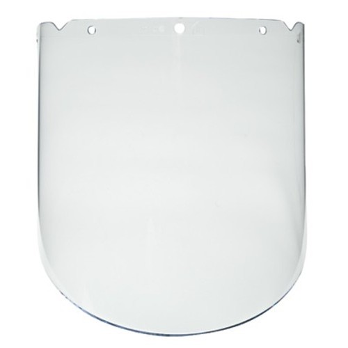 MSA Safety 10115855 Face Shield Replacement Visor, Clear, Propionate, 8 in Visor Height, 17 in Visor Width, 0.100 in Visor Thickness, For Use With: Faceshield Frame, Resists: Scratch, Specifications Met: ANSI/ISEA Z87.1-2015 EN 166 (MSA 1B 3) CSA Z94.3 AS/NZS 1337